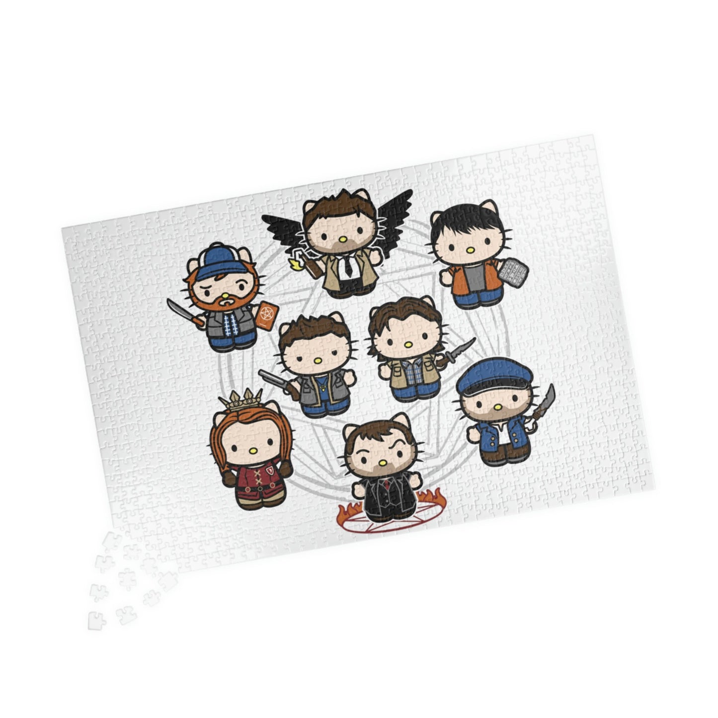 Supernatural inspired puzzle - Choice of 3 sizes