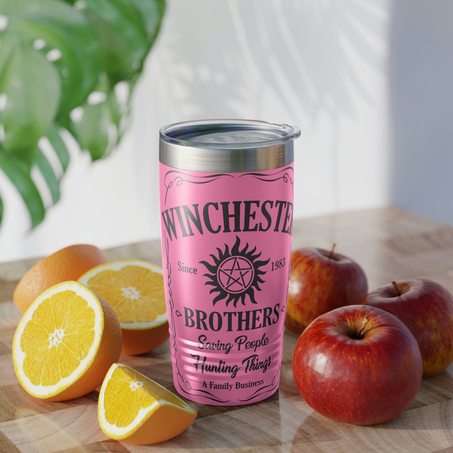 Winchester Brothers - Jack Daniels Label & Supernatural Inspired - Ringneck Tumbler, 20oz in a choice of colors