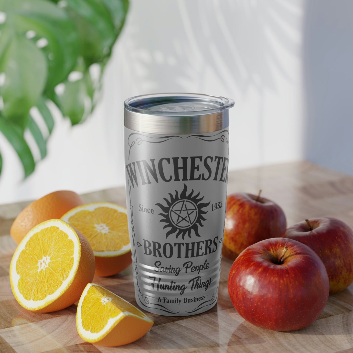 Winchester Brothers - Jack Daniels Label & Supernatural Inspired - Ringneck Tumbler, 20oz in a choice of colors
