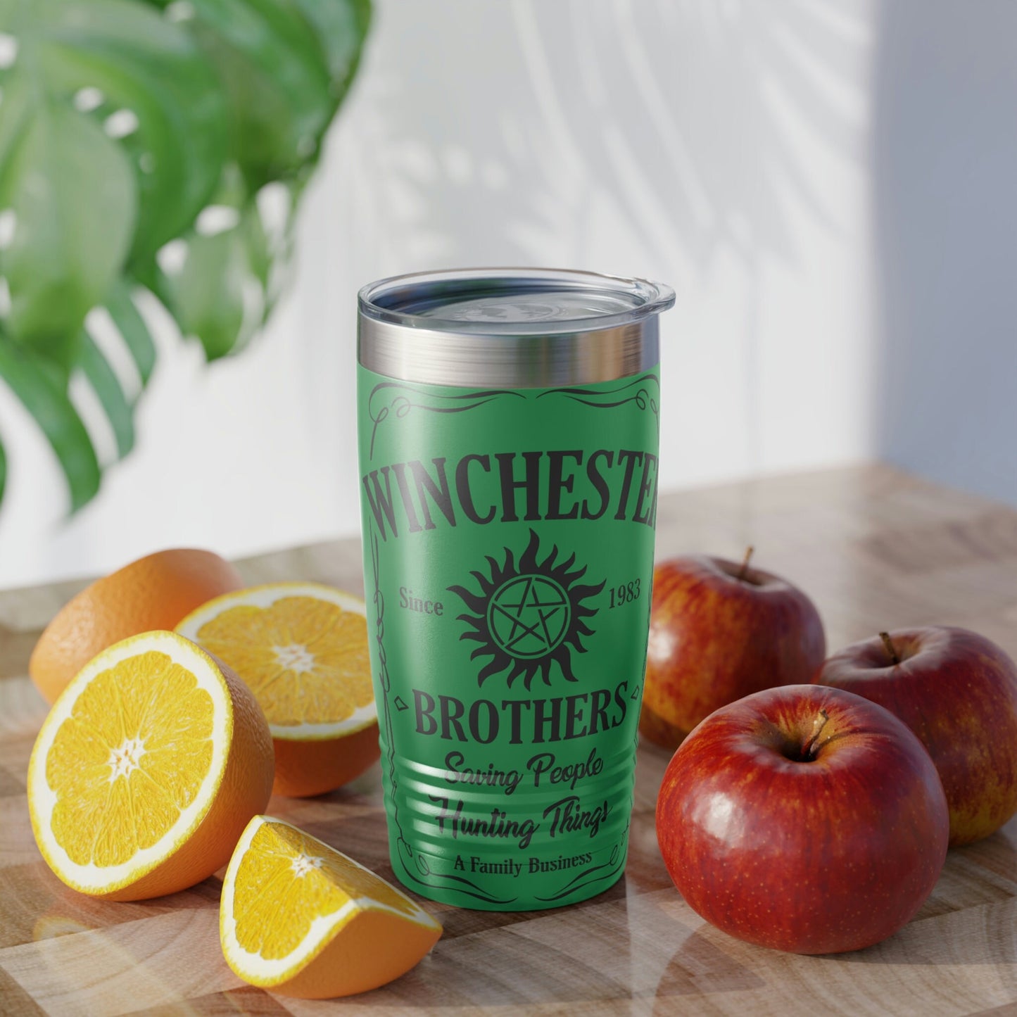 Winchester Brothers - Jack Daniels Label & Supernatural Inspired - Ringneck Tumbler, 20oz in a choice of colors