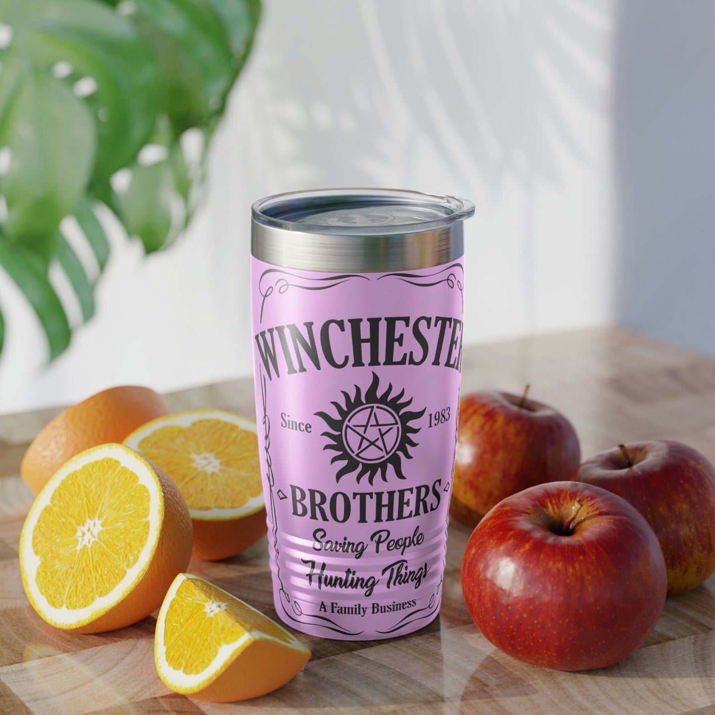 Winchester Brothers - Jack Daniels Label & Supernatural Inspired - Ringneck Tumbler, 20oz in a choice of colors