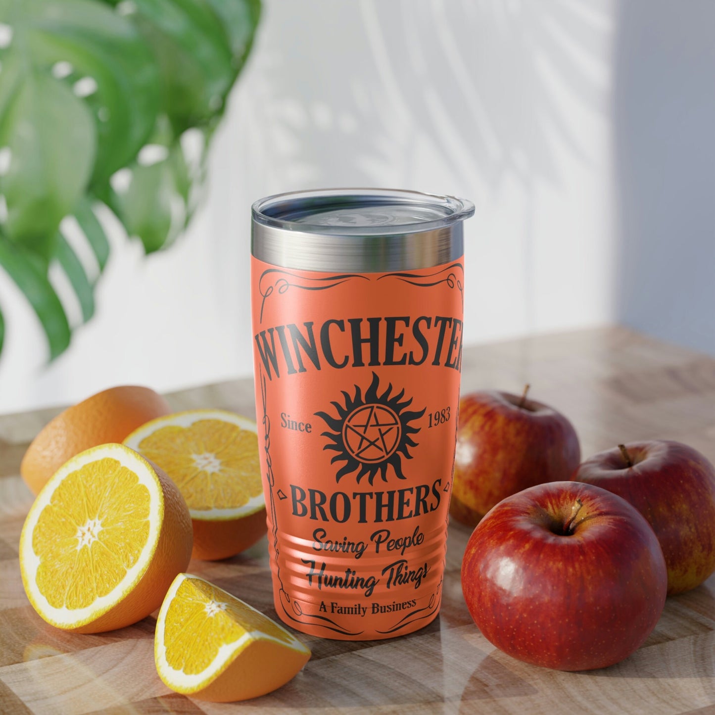 Winchester Brothers - Jack Daniels Label & Supernatural Inspired - Ringneck Tumbler, 20oz in a choice of colors