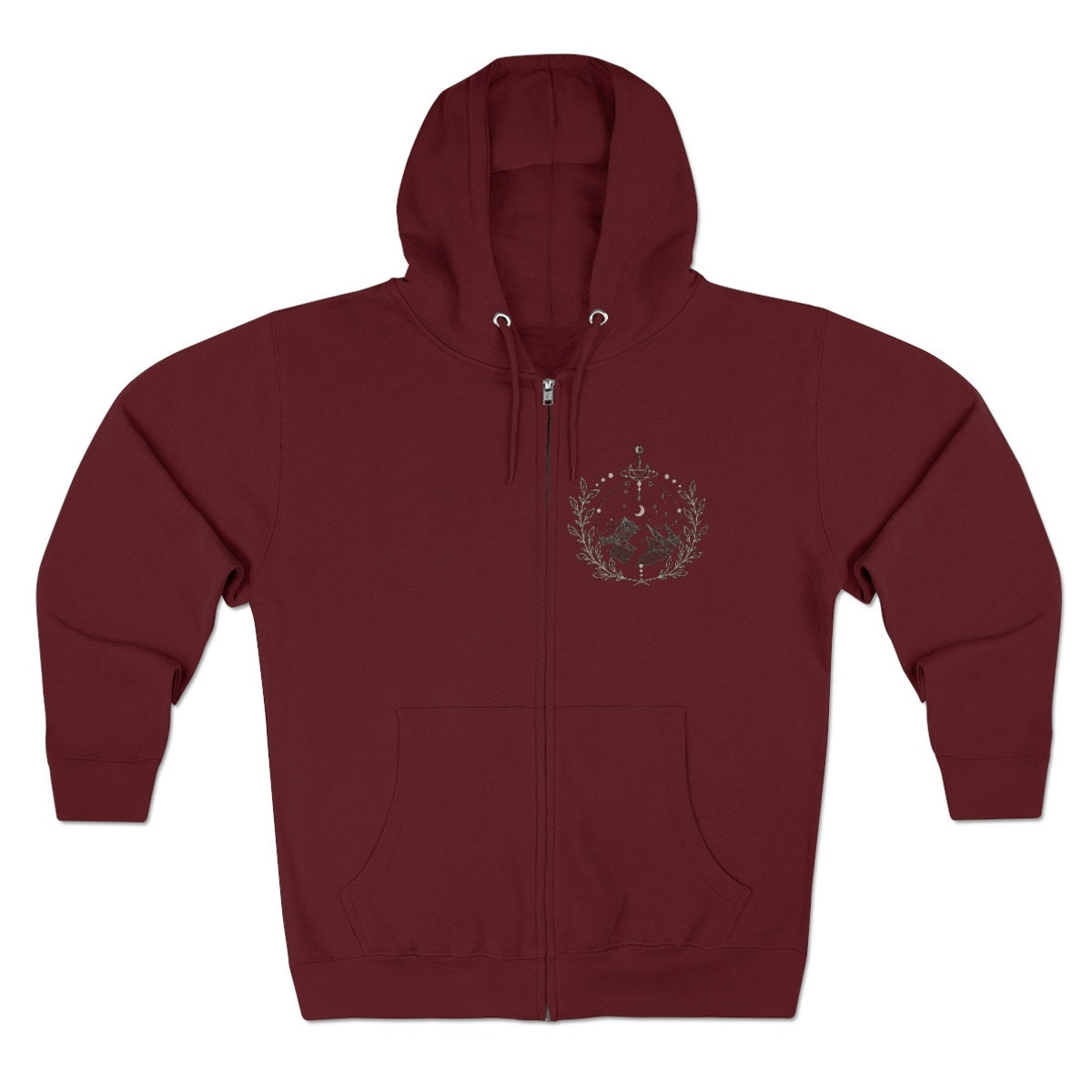 Velaris City of Starlight hoodie, Sarah J Mass inspired full zip sweatshirt