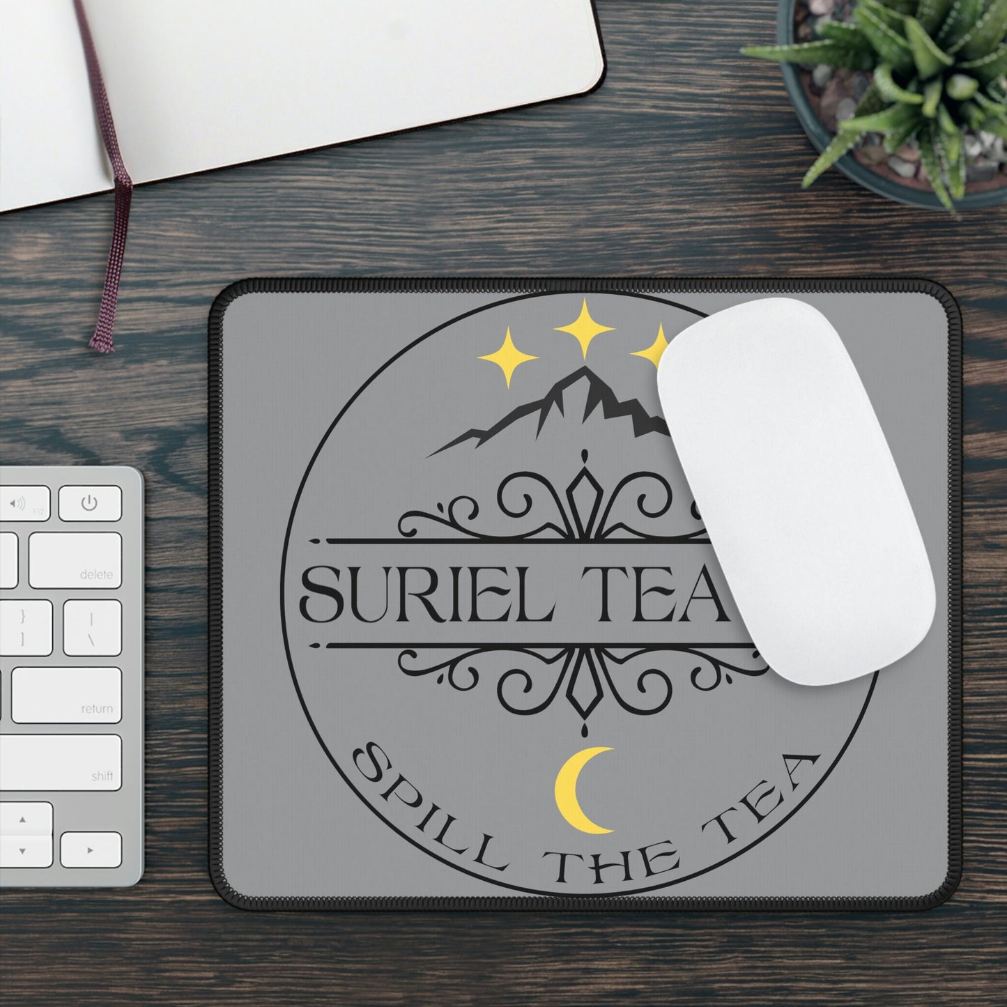 Suriel Tea Co. - Spill the Tea - Acotar Inspired - Mouse Pad