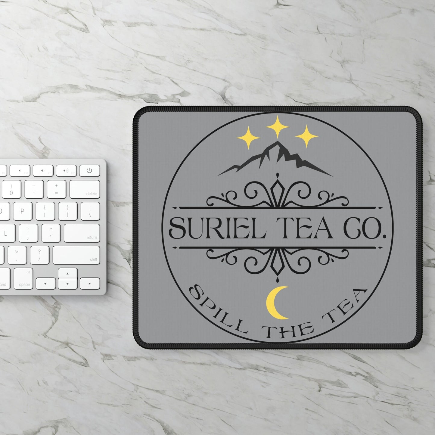 Suriel Tea Co. - Spill the Tea - Acotar Inspired - Mouse Pad