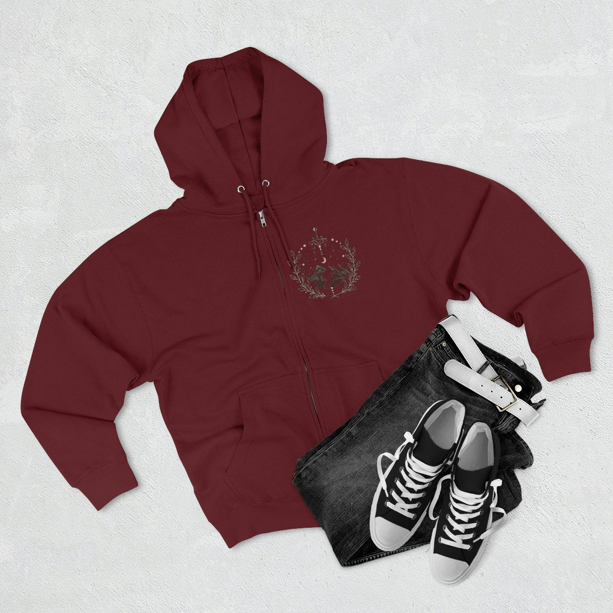Velaris City of Starlight hoodie, Sarah J Mass inspired full zip sweatshirt