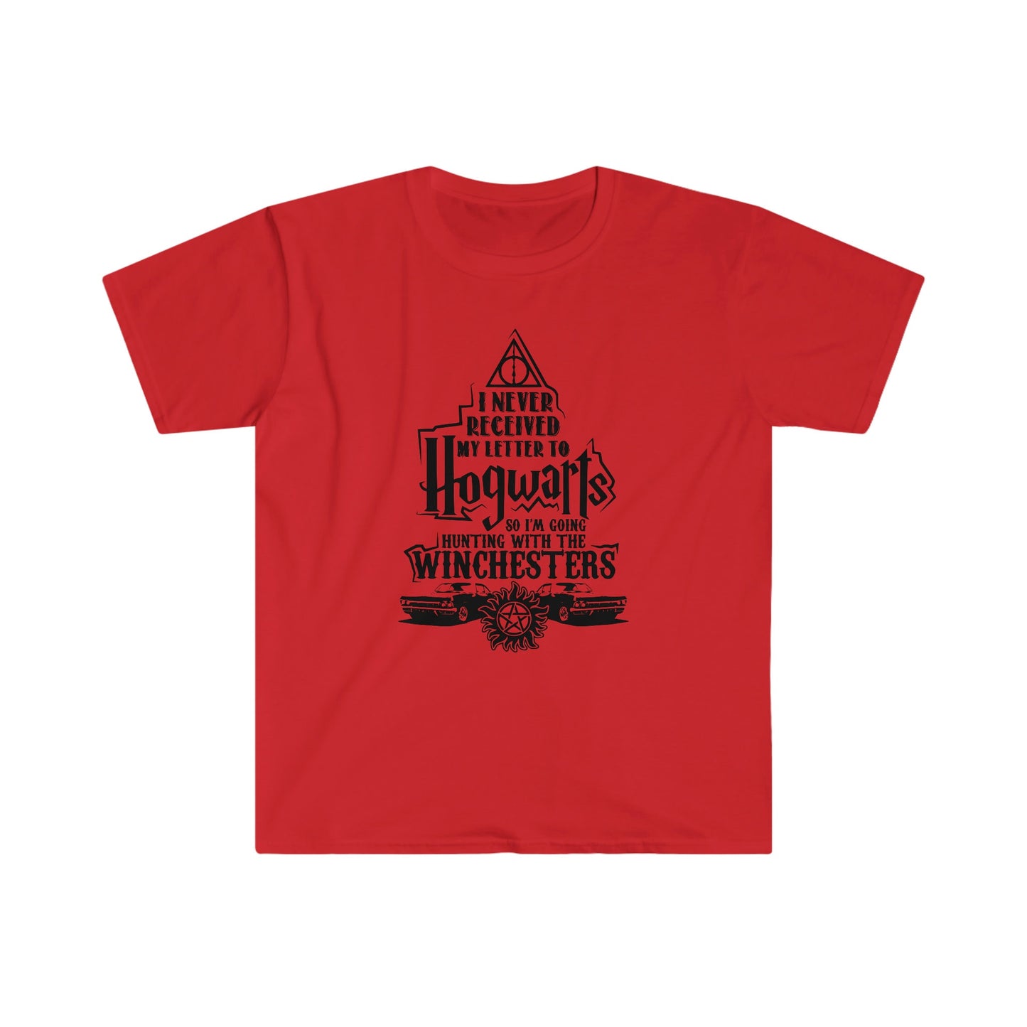 Cute Supernatural Going Hunting - No Hogwarts Letter T-Shirt
