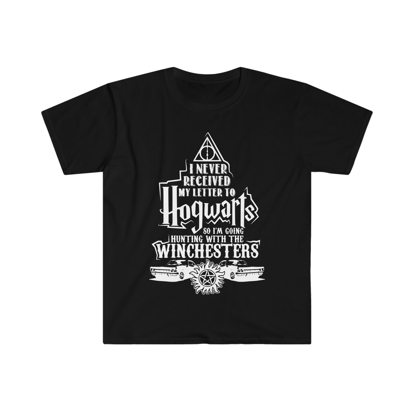 Cute Supernatural Going Hunting - No Hogwarts Letter T-Shirt