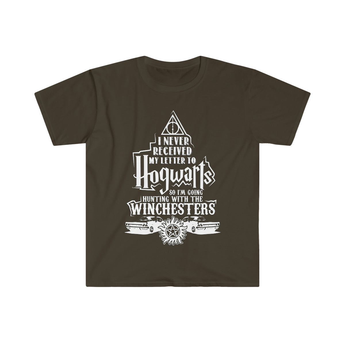 Cute Supernatural Going Hunting - No Hogwarts Letter T-Shirt
