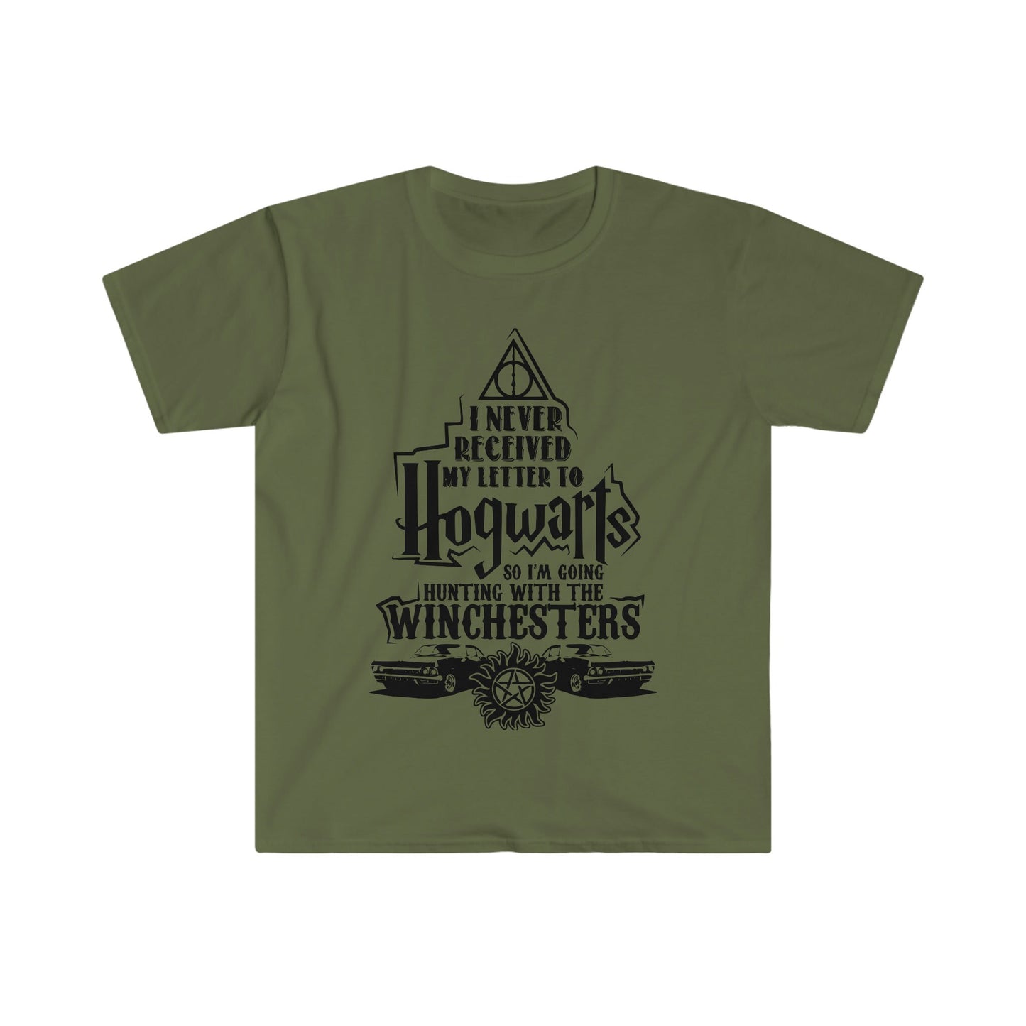 Cute Supernatural Going Hunting - No Hogwarts Letter T-Shirt