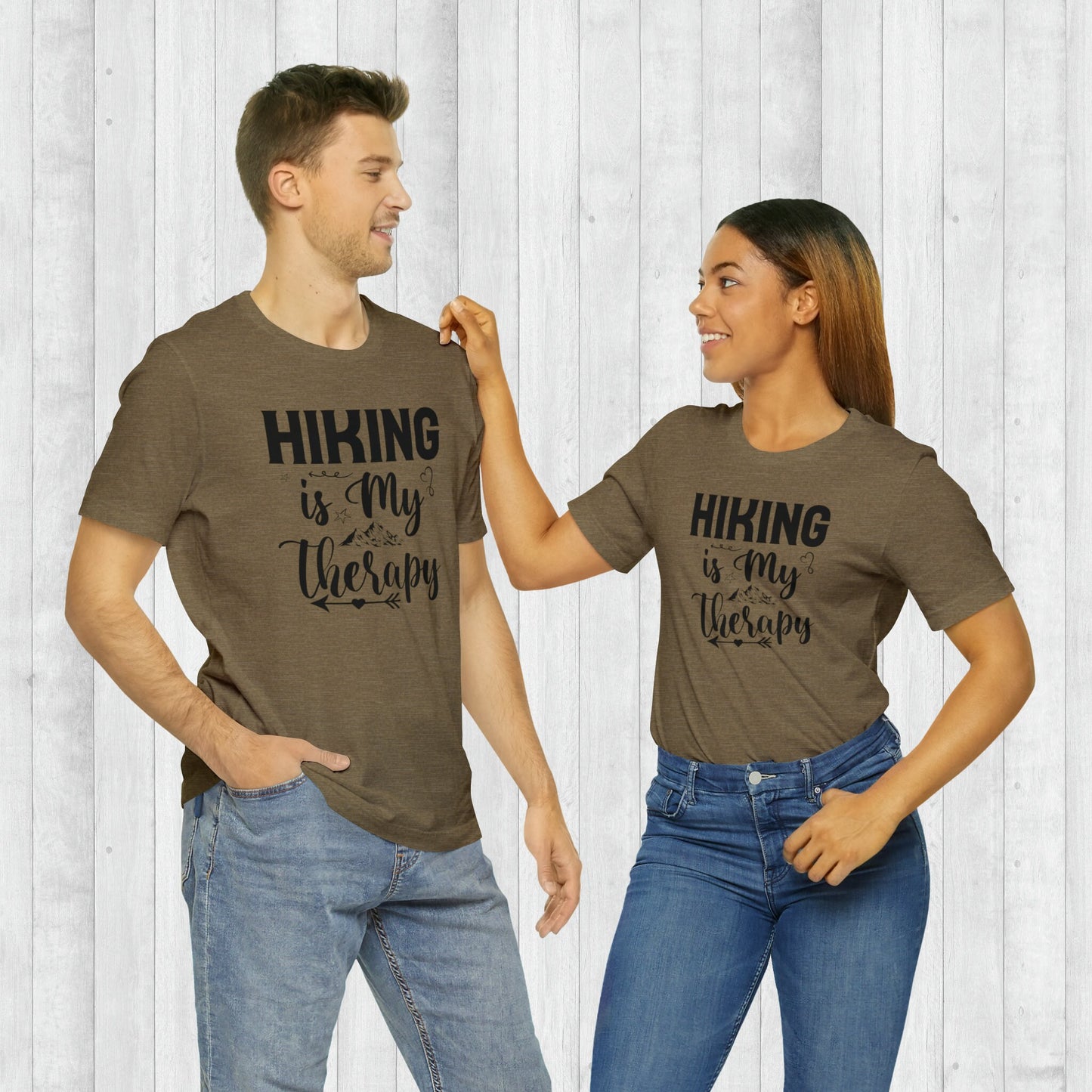 Hiking is my Therapy T-Shirt, Adventure Shirt , Camping Shirts, Mountain Tee, Hiker Shirts, Nature Lover Shirt, Camping Gift,