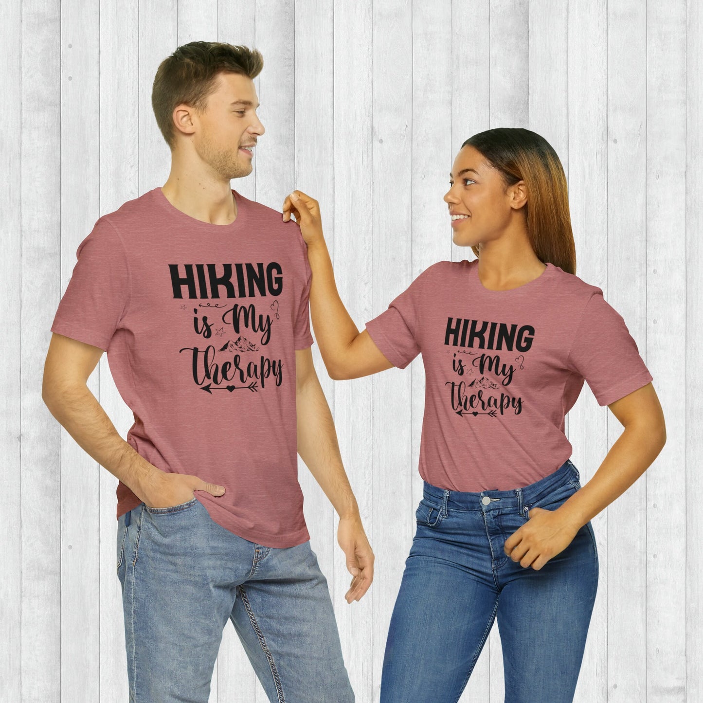 Hiking is my Therapy T-Shirt, Adventure Shirt , Camping Shirts, Mountain Tee, Hiker Shirts, Nature Lover Shirt, Camping Gift,