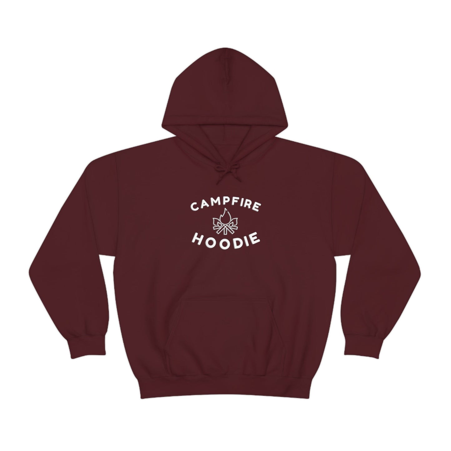 Campfire Hoodie, heavy blend sweatshirt, nature lover sweater, Outdoor Adventure hoody, vacation gift, camping gift