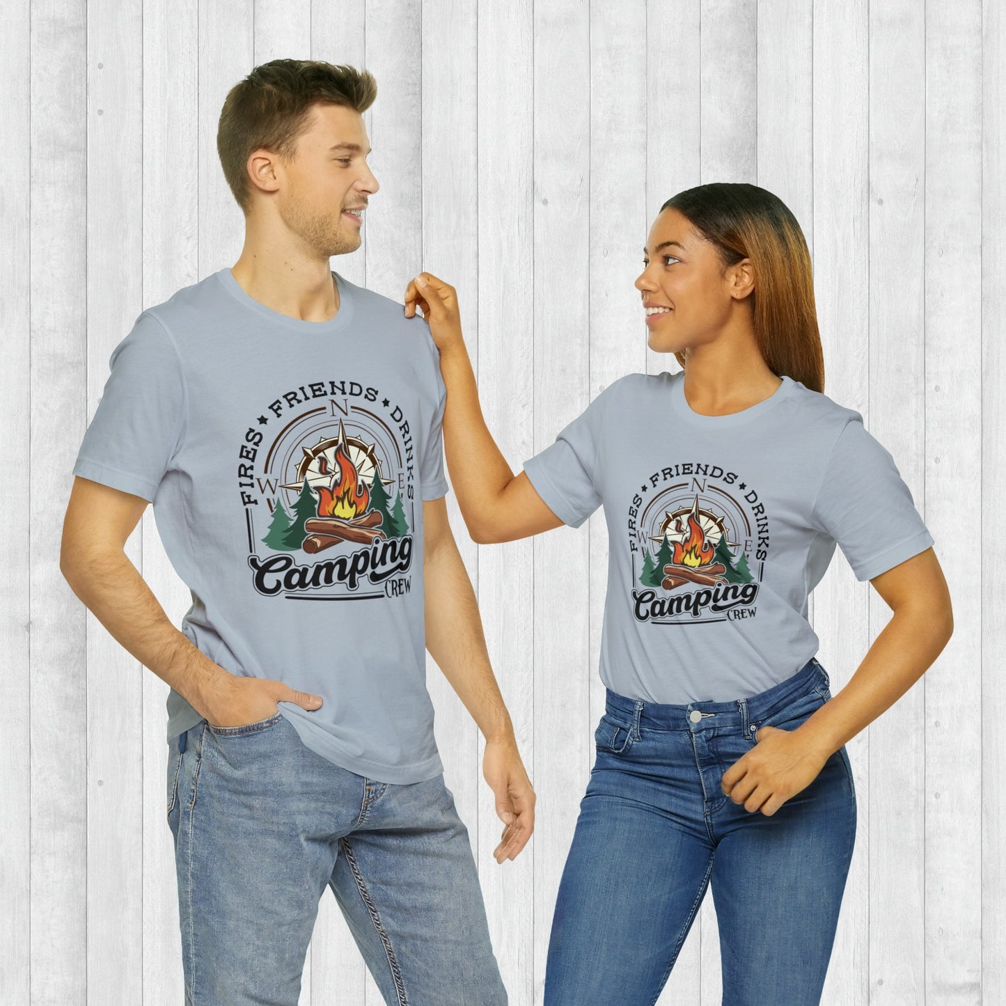 Camping Crew T-Shirt, Adventure Shirt , Camping Shirts, Mountain Tee, Hiker Shirts, Nature Lover Shirt