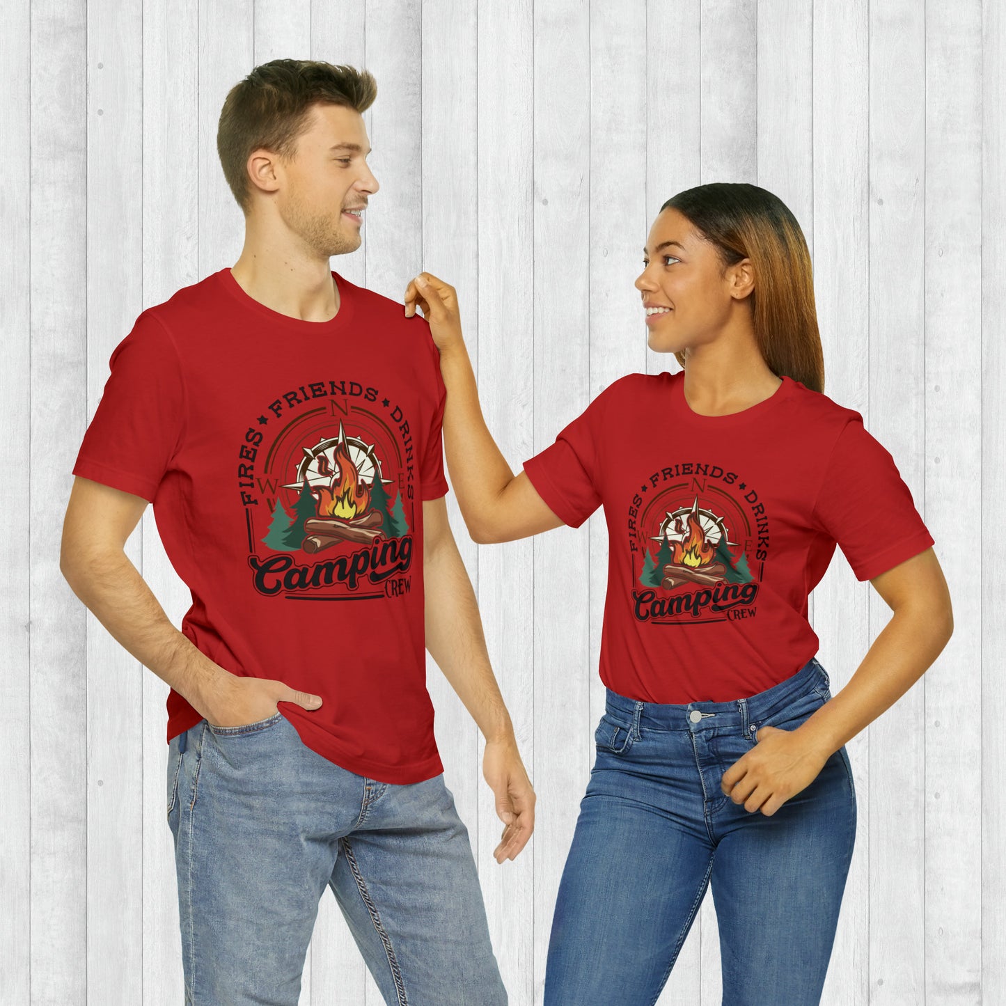 Camping Crew T-Shirt, Adventure Shirt , Camping Shirts, Mountain Tee, Hiker Shirts, Nature Lover Shirt