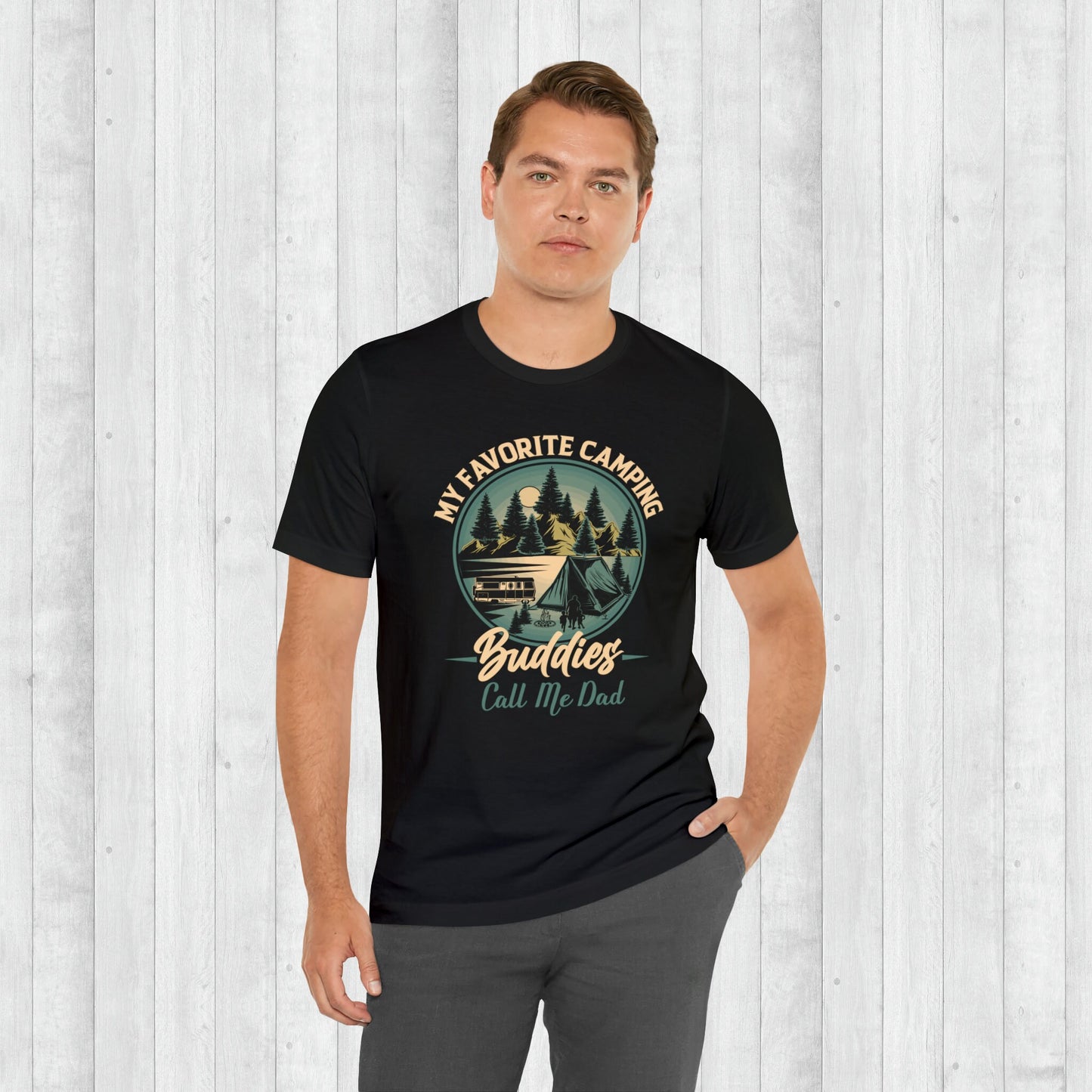 Favorite Camping Buddies Call Me Dad T-Shirt, Fathers Day Gift, Adventure Shirt , Camping Shirts, Gift for Dad, Hiker Shirts,