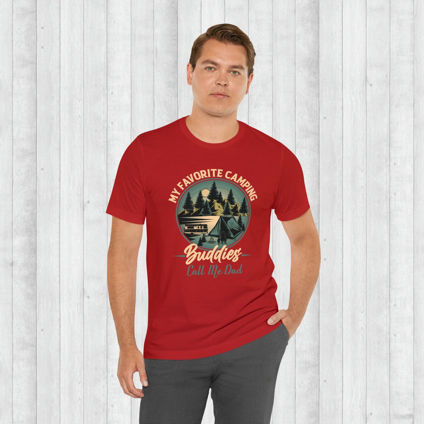 Favorite Camping Buddies Call Me Dad T-Shirt, Fathers Day Gift, Adventure Shirt , Camping Shirts, Gift for Dad, Hiker Shirts,