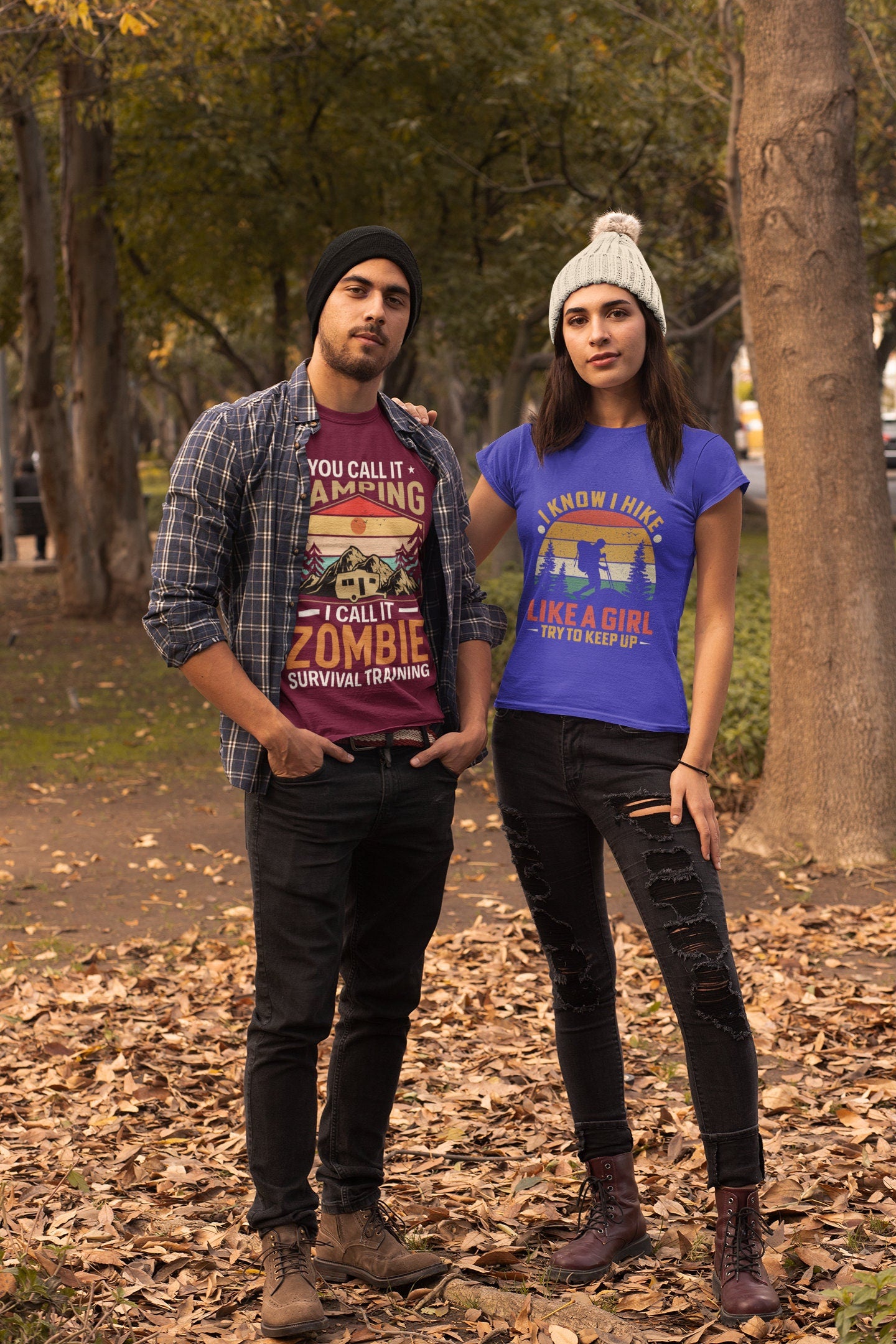 Funny Camping Tshirt, Zombie Survival Training T-Shirt, Adventure Shirt , Camping Shirts, Mountain Tee, Hiker Shirts, Nature Lover Shirt