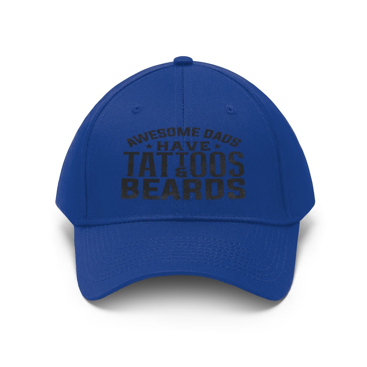 Awesome Dads Embroidered Twill Hat, Tattoos & Beards cap, Gift for him, Father's day gift