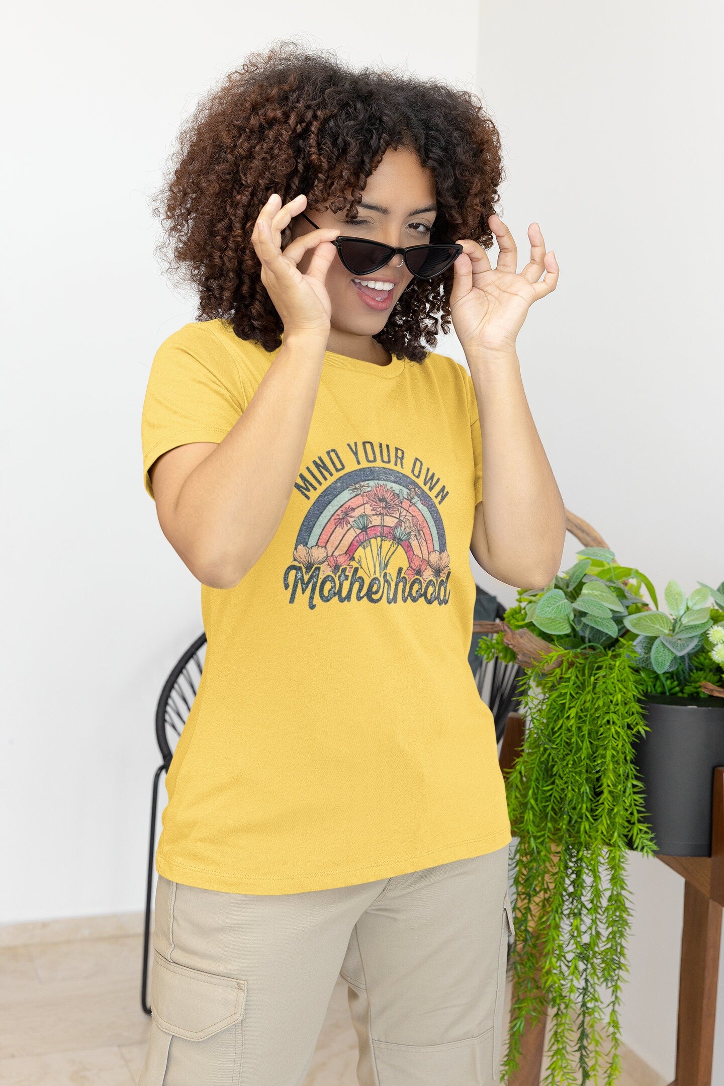 Cute Mind Your Own Motherhood T-shirt, gift for her, Parenting Tee, Sassy and Sarcastic Motherhood shirt
