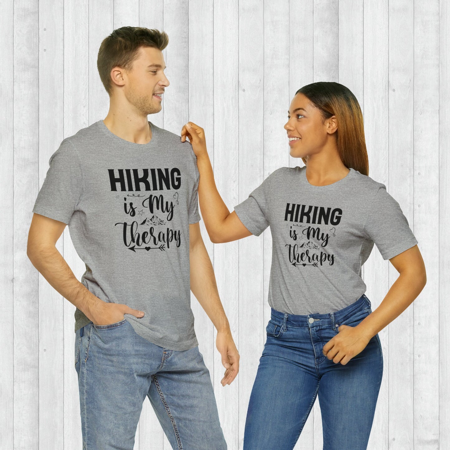 Hiking is my Therapy T-Shirt, Adventure Shirt , Camping Shirts, Mountain Tee, Hiker Shirts, Nature Lover Shirt, Camping Gift,