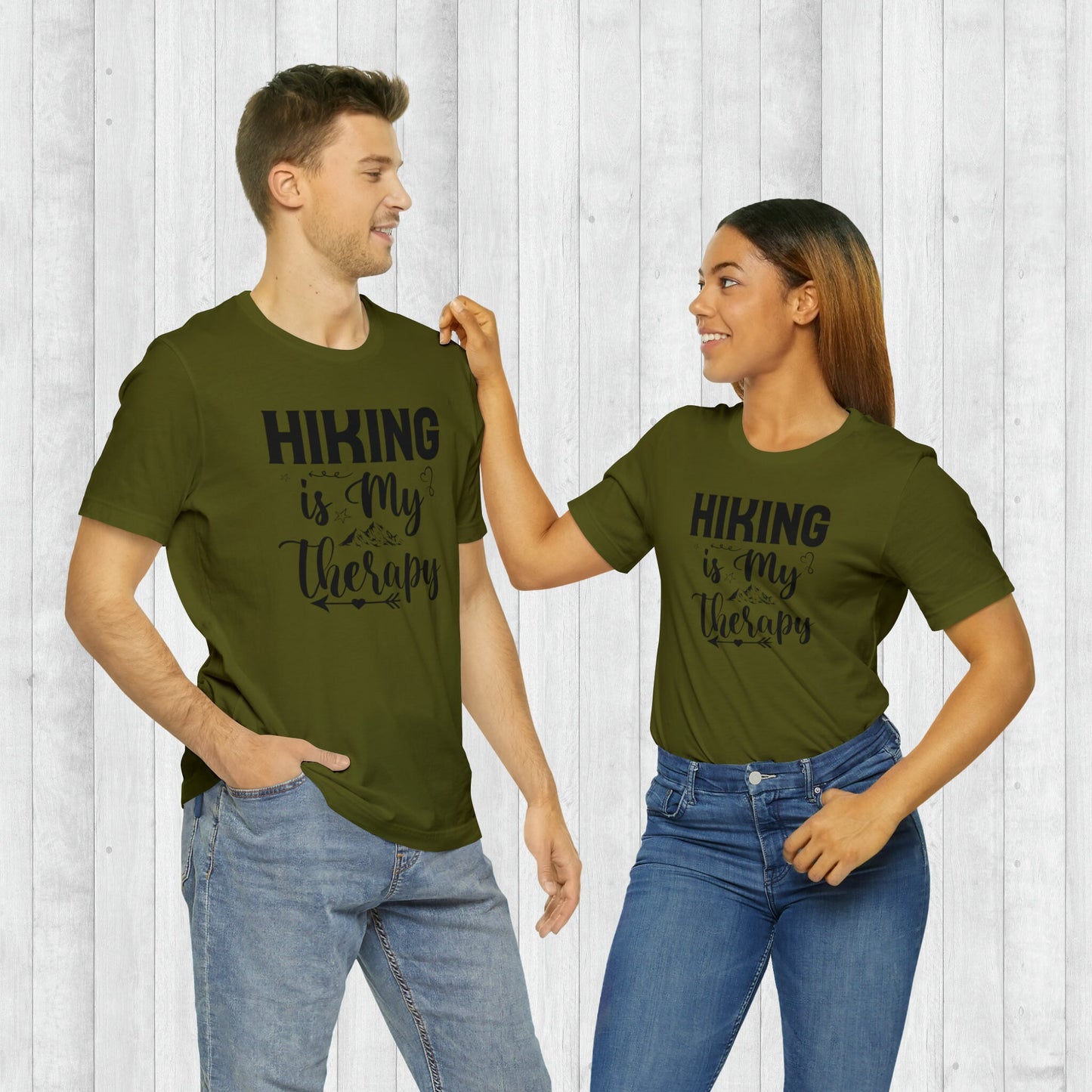 Hiking is my Therapy T-Shirt, Adventure Shirt , Camping Shirts, Mountain Tee, Hiker Shirts, Nature Lover Shirt, Camping Gift,