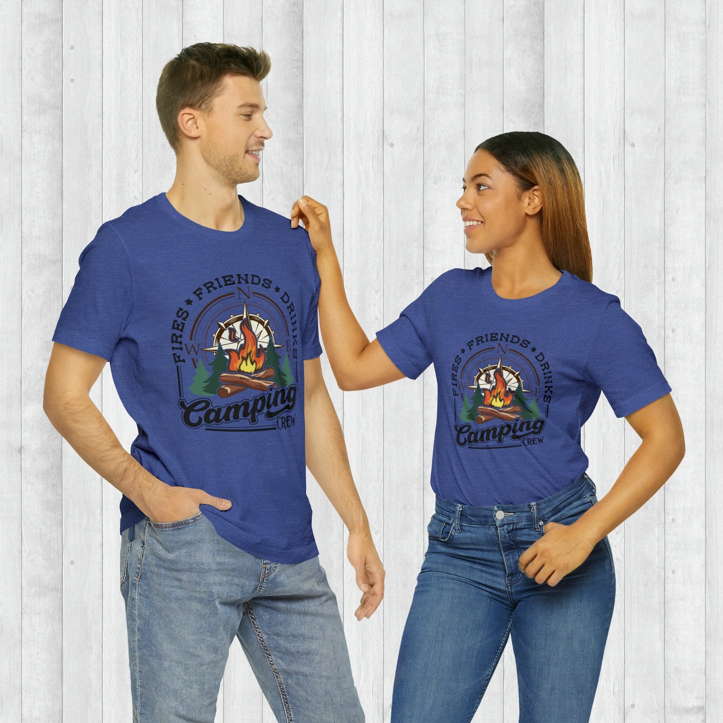 Camping Crew T-Shirt, Adventure Shirt , Camping Shirts, Mountain Tee, Hiker Shirts, Nature Lover Shirt