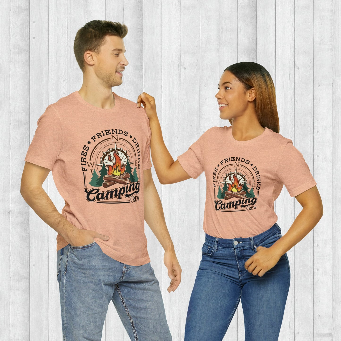Camping Crew T-Shirt, Adventure Shirt , Camping Shirts, Mountain Tee, Hiker Shirts, Nature Lover Shirt