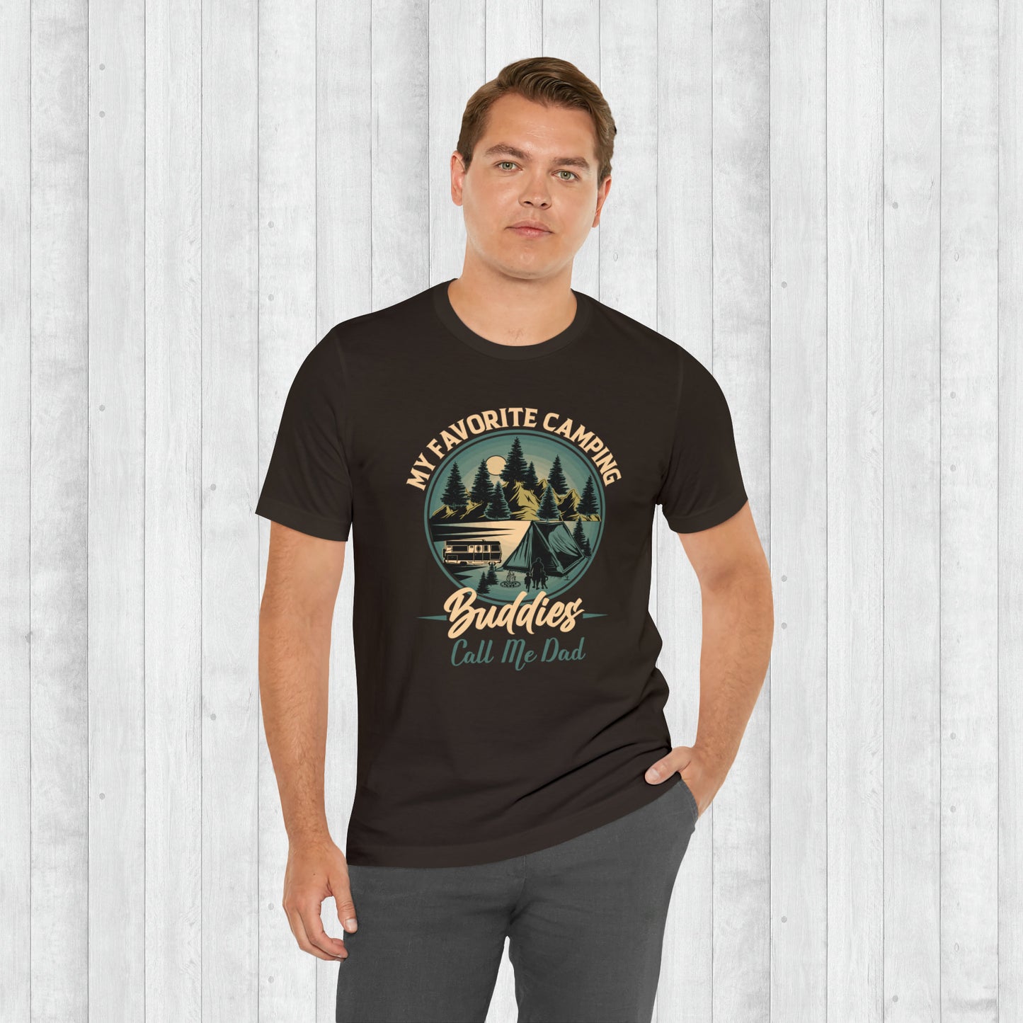 Favorite Camping Buddies Call Me Dad T-Shirt, Fathers Day Gift, Adventure Shirt , Camping Shirts, Gift for Dad, Hiker Shirts,