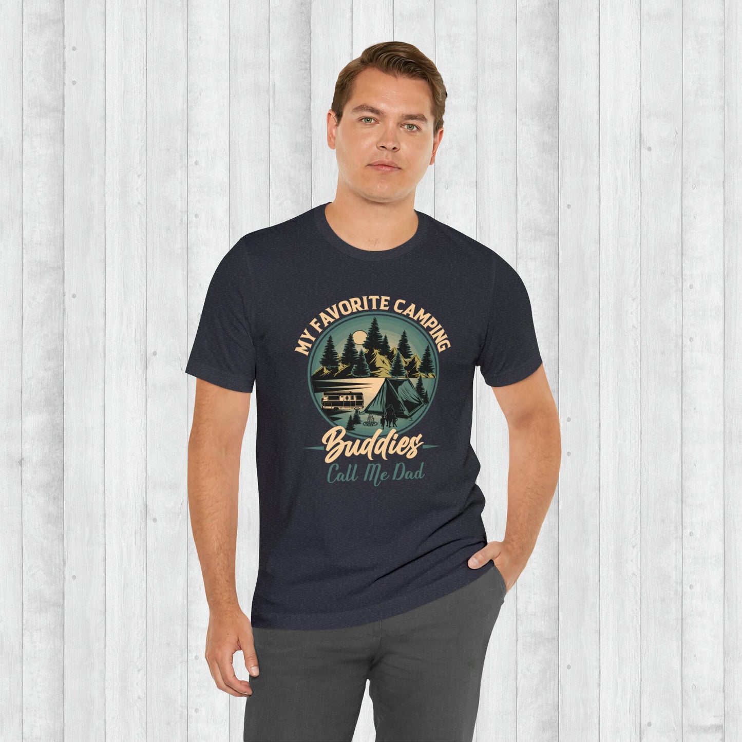 Favorite Camping Buddies Call Me Dad T-Shirt, Fathers Day Gift, Adventure Shirt , Camping Shirts, Gift for Dad, Hiker Shirts,