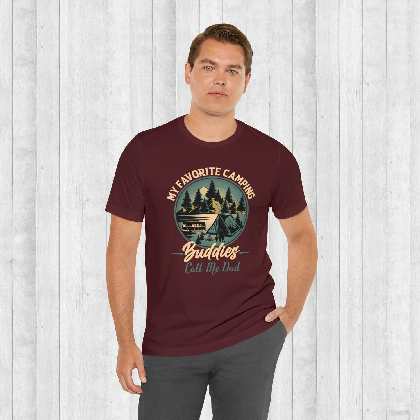 Favorite Camping Buddies Call Me Dad T-Shirt, Fathers Day Gift, Adventure Shirt , Camping Shirts, Gift for Dad, Hiker Shirts,