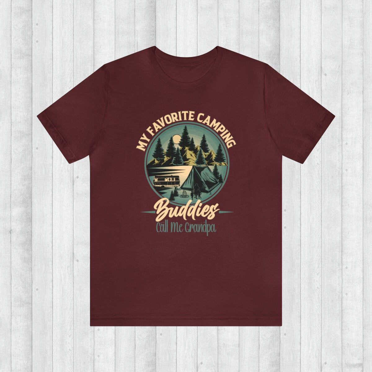 Favorite Camping Buddies Call Me Grandpa T-Shirt, Fathers Day Gift, Adventure Shirt , Camping Shirts, Gift for Him, Hiker Shirts