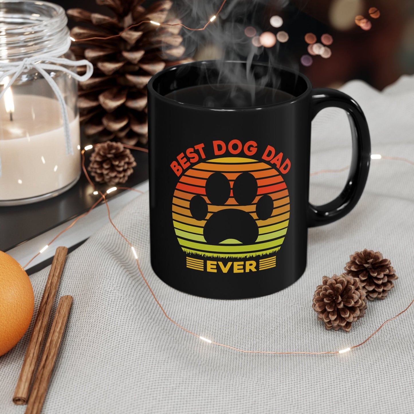 Best Dog Dad Ever 11 ounce Mug, Father's Day Gift, Celebrate Dad, Gift from the Dog
