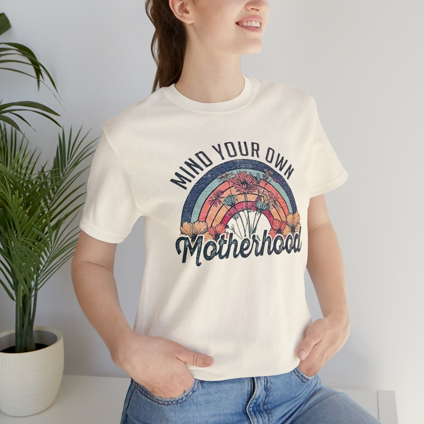Cute Mind Your Own Motherhood T-shirt, gift for her, Parenting Tee, Sassy and Sarcastic Motherhood shirt