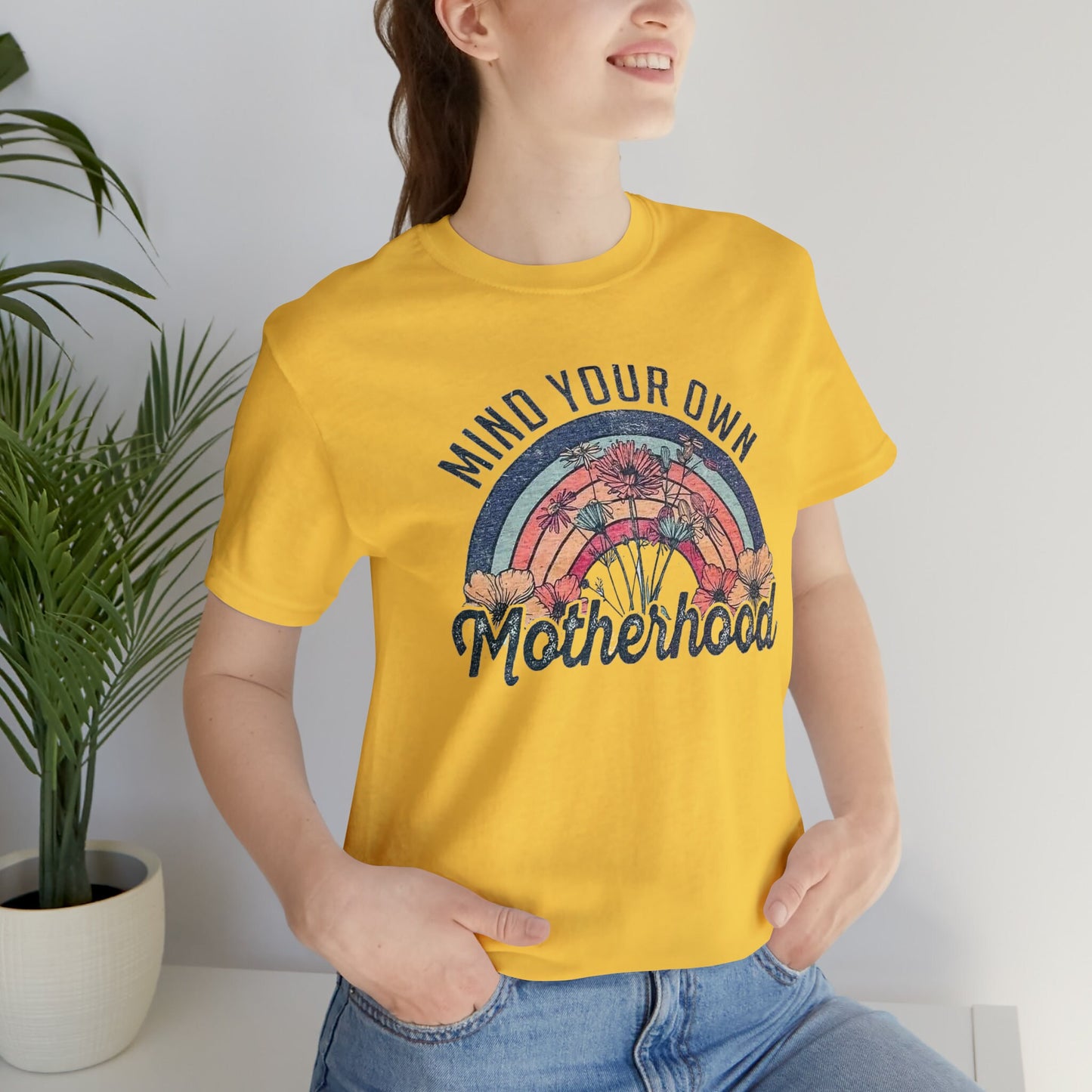 Cute Mind Your Own Motherhood T-shirt, gift for her, Parenting Tee, Sassy and Sarcastic Motherhood shirt