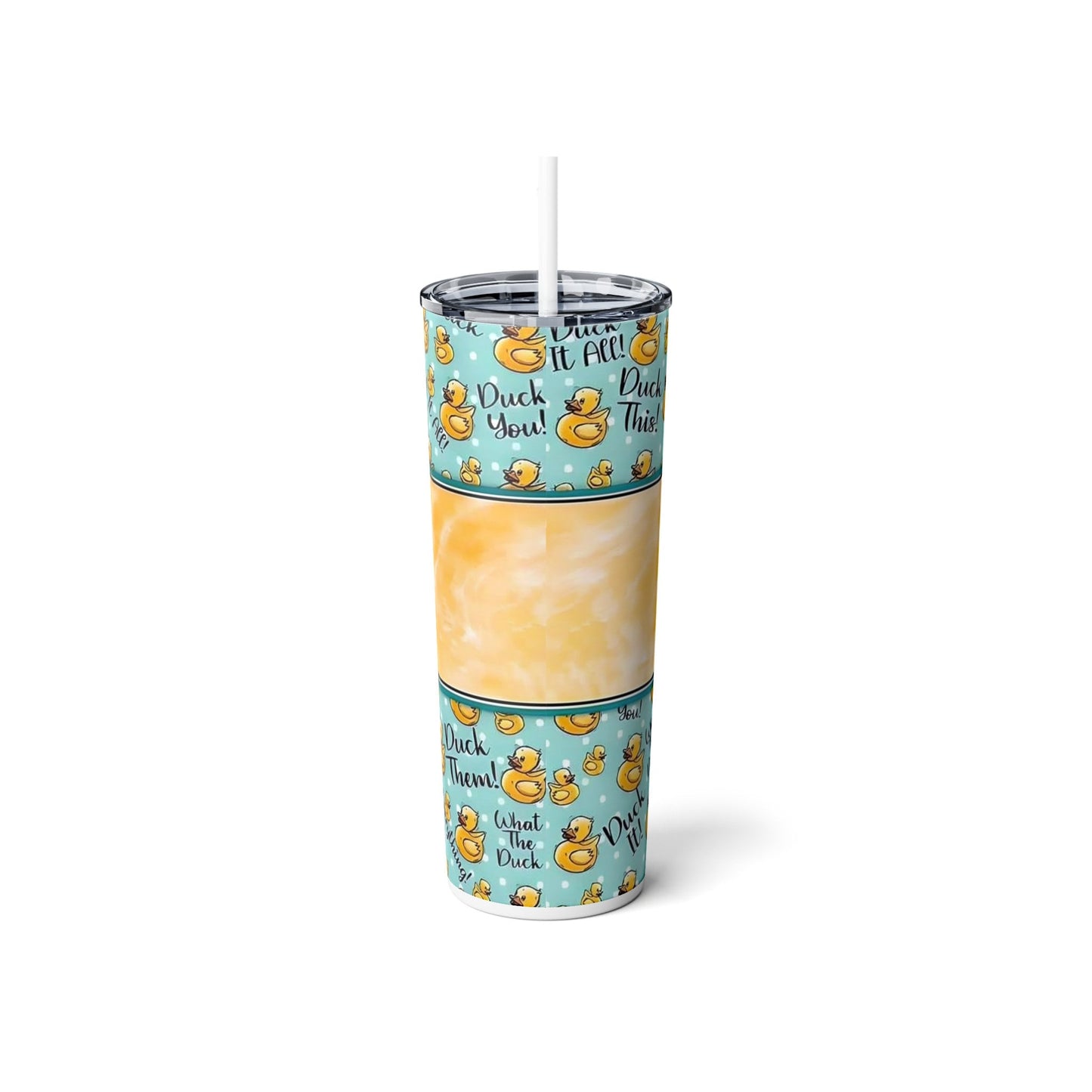 Reusable It's Never Duck Tumbler, 20oz stainless steel, Funny Autocorrect Tumbler, Gift for her, Gift for him, Office Humor, Iced Coffee