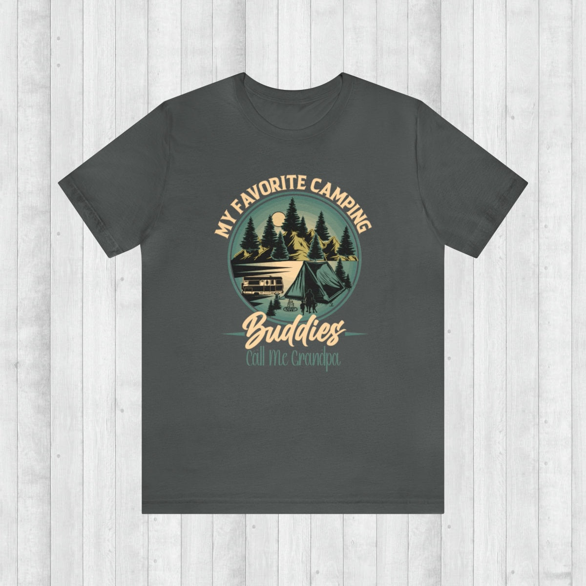 Favorite Camping Buddies Call Me Grandpa T-Shirt, Fathers Day Gift, Adventure Shirt , Camping Shirts, Gift for Him, Hiker Shirts