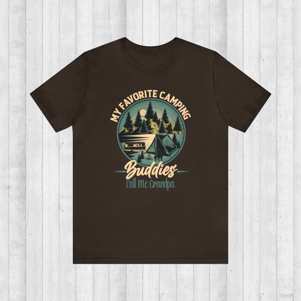 Favorite Camping Buddies Call Me Grandpa T-Shirt, Fathers Day Gift, Adventure Shirt , Camping Shirts, Gift for Him, Hiker Shirts