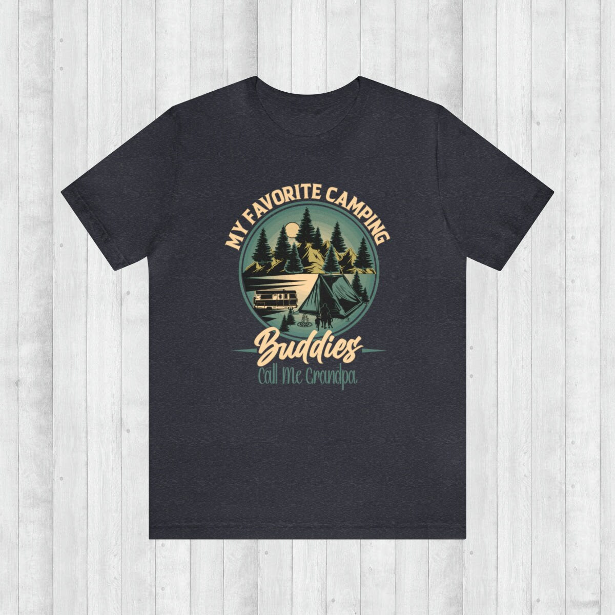 Favorite Camping Buddies Call Me Grandpa T-Shirt, Fathers Day Gift, Adventure Shirt , Camping Shirts, Gift for Him, Hiker Shirts