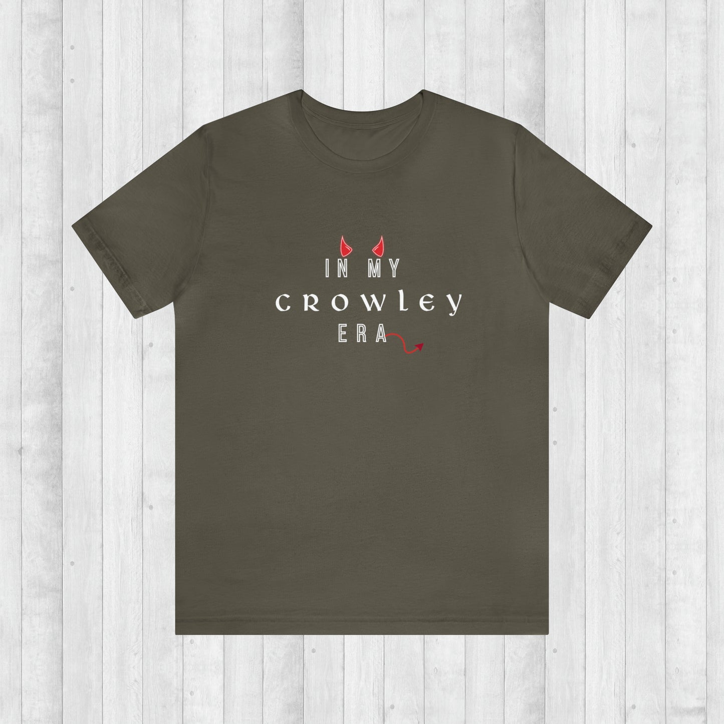 Trendy In My Crowley Era Supernatural Jersey Tee, Sam & Dean Winchester, Crowley and Castiel, SPN Mech must have, gift for her, gift for him