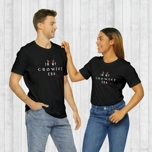 Trendy In My Crowley Era Supernatural Jersey Tee, Sam & Dean Winchester, Crowley and Castiel, SPN Mech must have, gift for her, gift for him