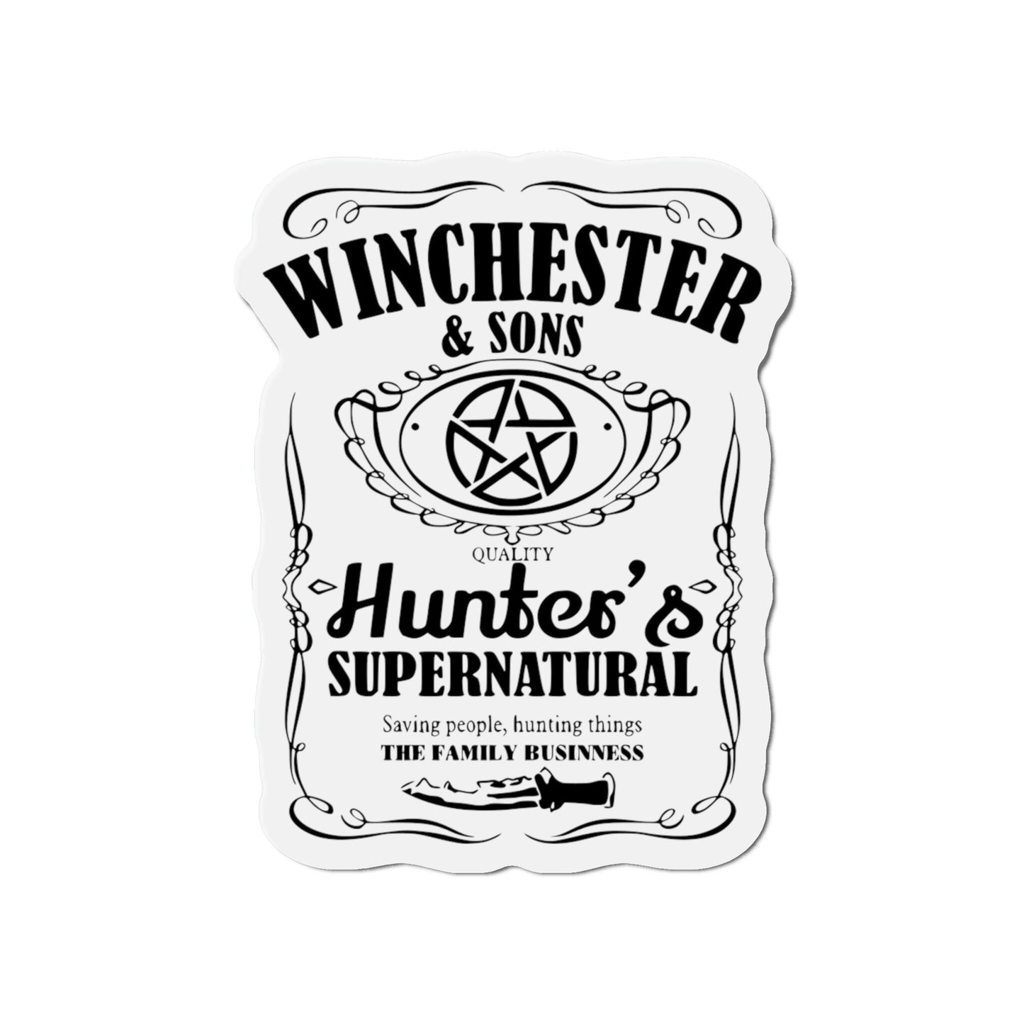 Supernatural inspired - Winchester & Sons magnet - choice of 3 sizes