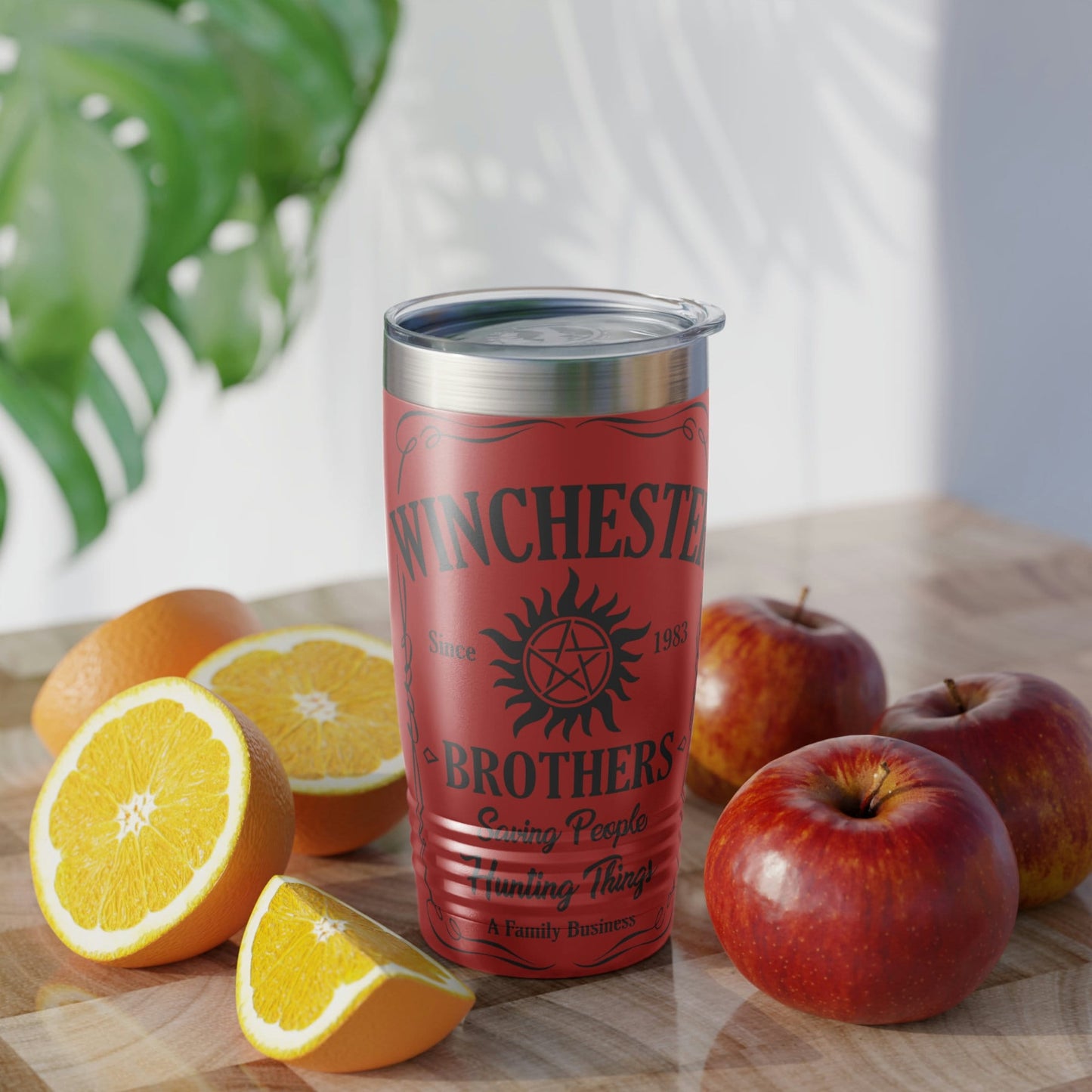Winchester Brothers - Jack Daniels Label & Supernatural Inspired - Ringneck Tumbler, 20oz in a choice of colors