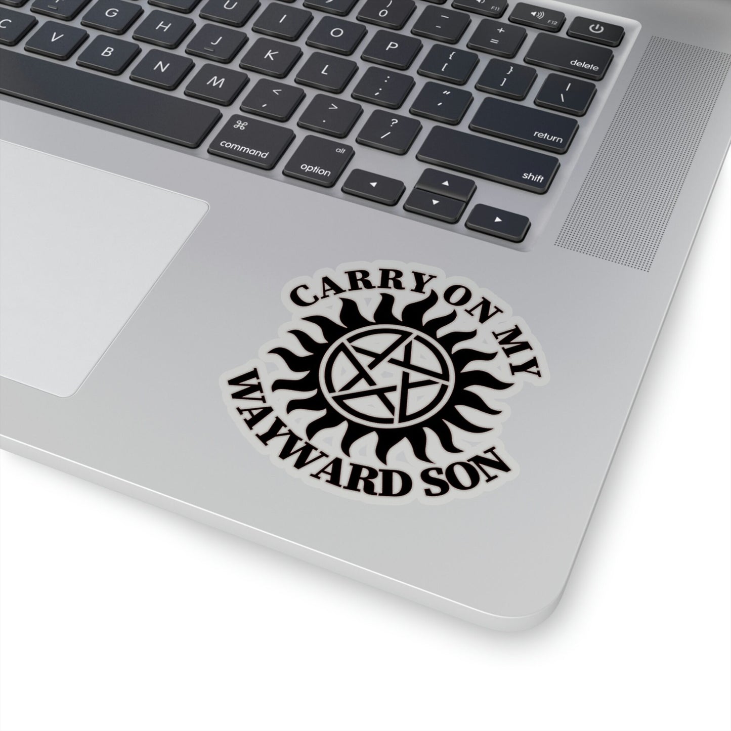 Supernatural inspired sticker - Available in white or transparent & choice of 3 sizes