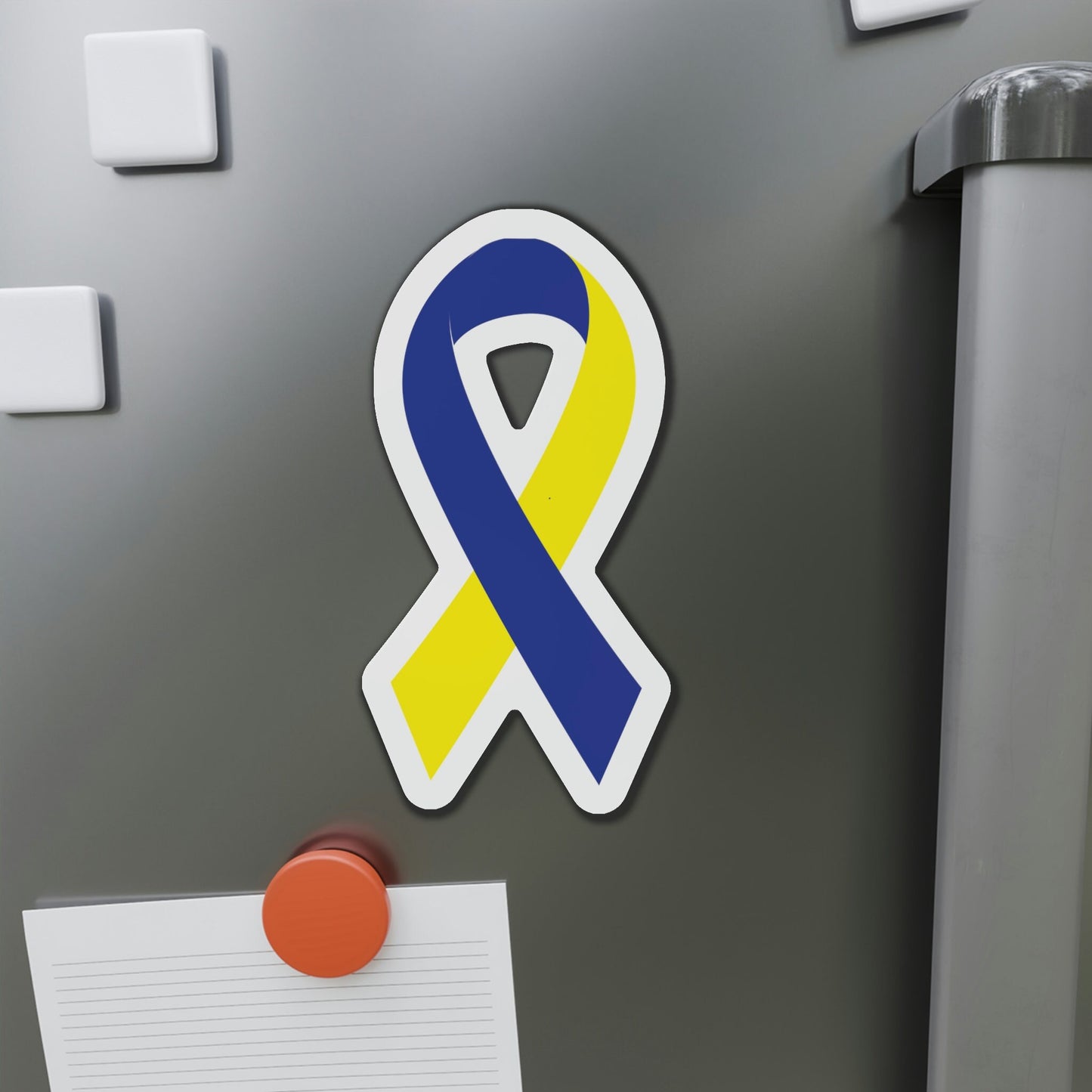 Down Syndrome Ribbon Magnets - 5 sizes