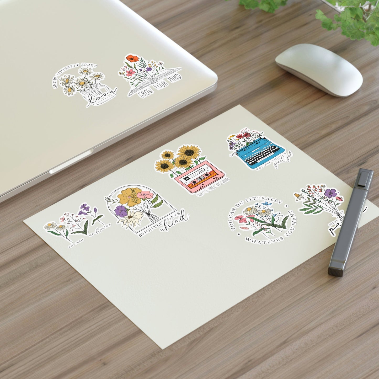 Motivation & Flowers - Sticker Sheets