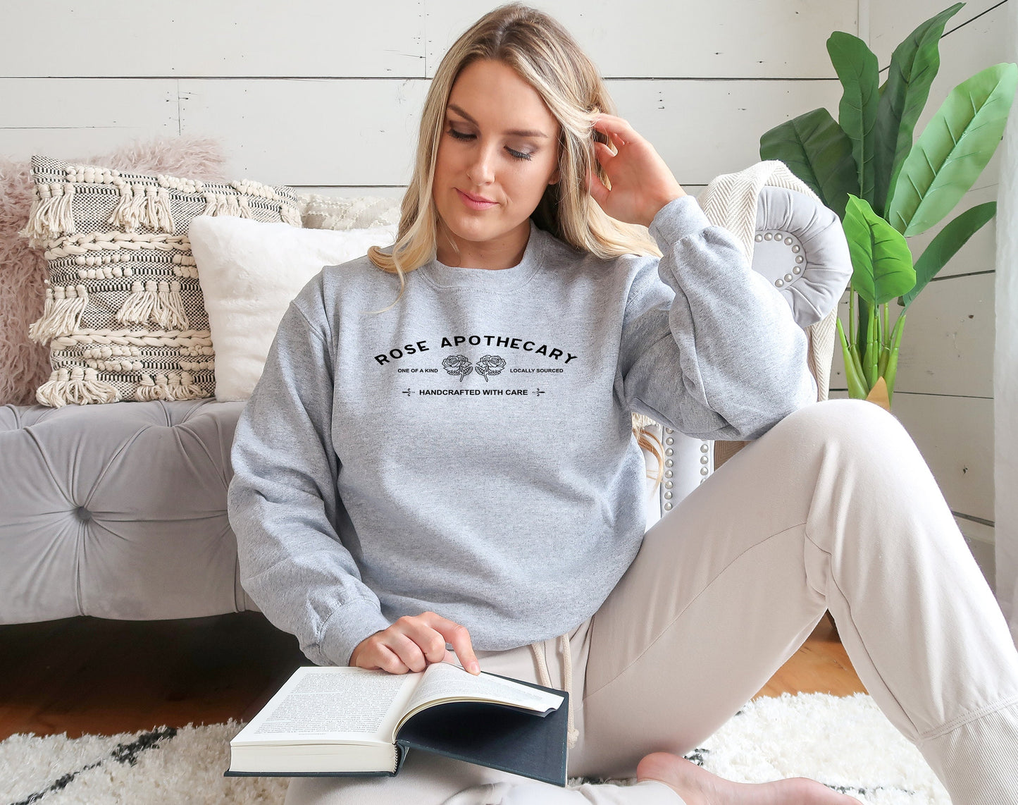 Schitts Creek Rose Apothecary Aesthetic Sweatshirt, Schitts Creek Gift, David Rose Slouchy Sweater