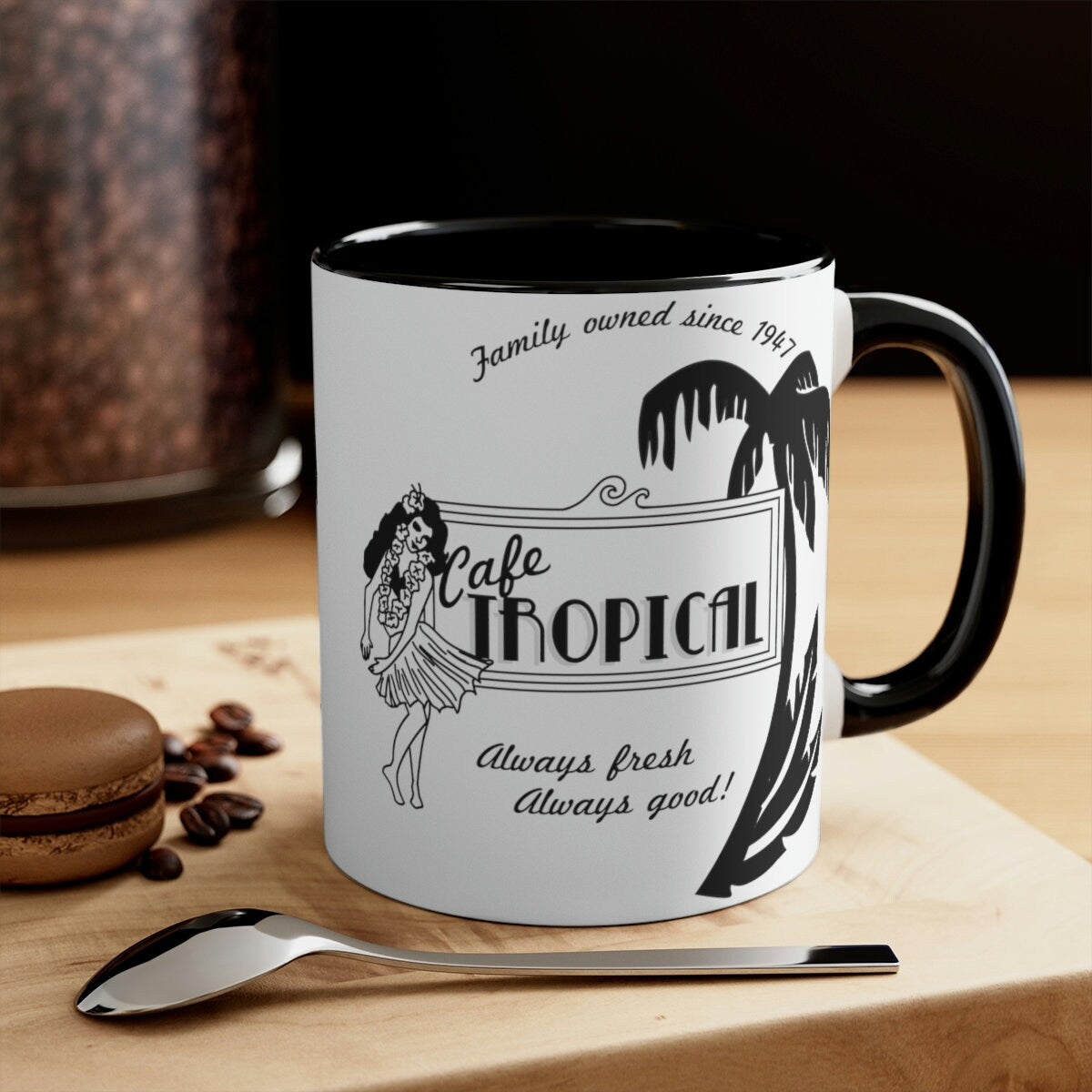 Café Tropical - Schitts Creek inspired - Accent Mug, 11oz