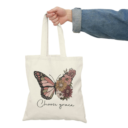 Choose Grace - Natural Tote Bag