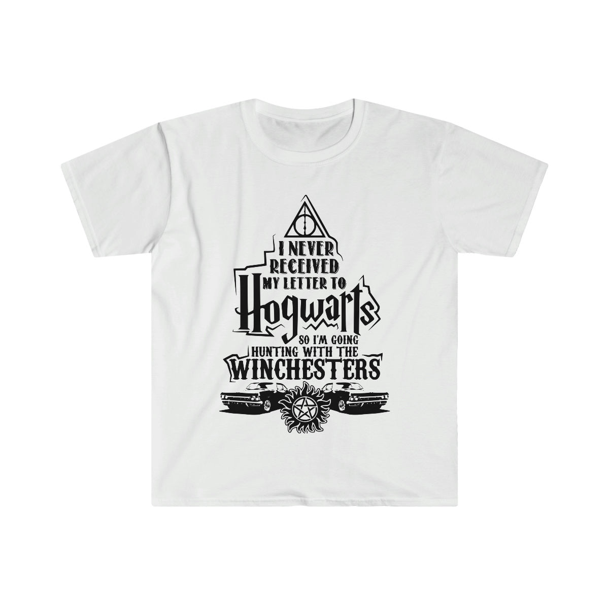 Cute Supernatural Going Hunting - No Hogwarts Letter T-Shirt